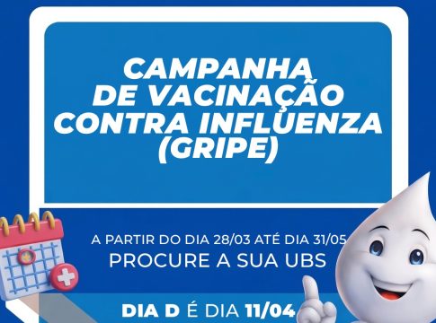 Guaíra convoca população para campanha de vacinação contra a influenza e Dia D de mobilização