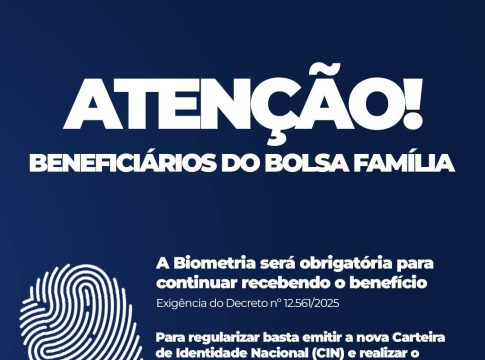 Município de Guaíra orienta beneficiários do Bolsa Família sobre cadastro biométrico obrigatório