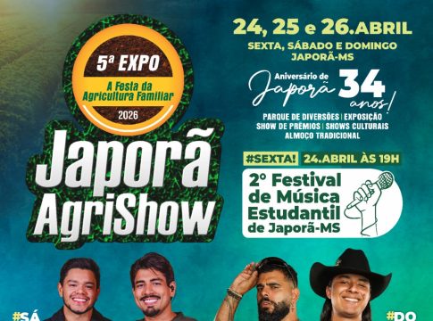 Começa hoje a Japorã Agrishow
