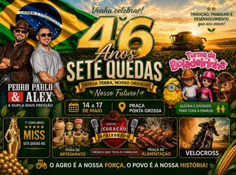 Sete Quedas celebra aniversário de 46 anos com programação para todas as idades