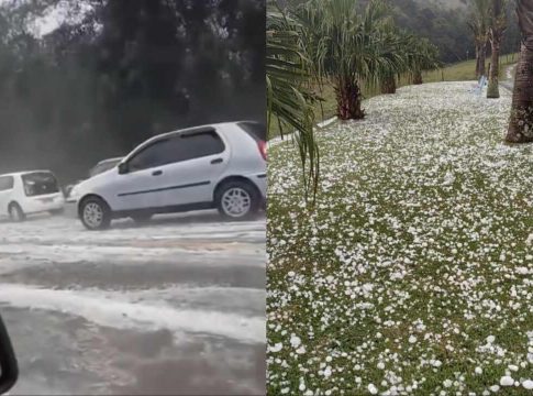 Chuva de granizo histórica deixa rastro de prejuízos no interior de São Paulo