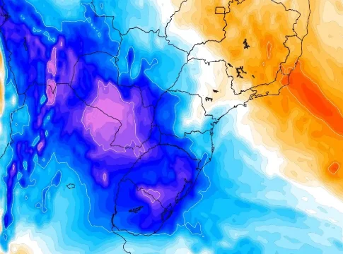 Lidio LopesMassa de ar polar provoca queda nas temperaturas, com mínima de 5°C em MS