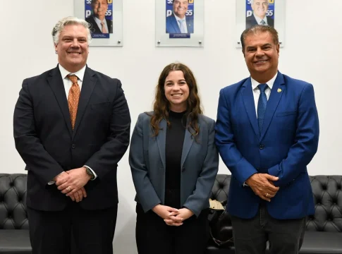 Senador Nelsinho Trad recebe emissários do Senado dos EUA