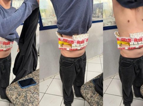 Estudantes de medicina são presos com 800 ampolas de medicamentos emagrecedores coladas ao corpo em Foz do Iguaçu
