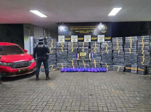 SETE QUEDAS: mais de 2,6 t de drogas apreendidas e veículos roubados recuperados pelo DOF