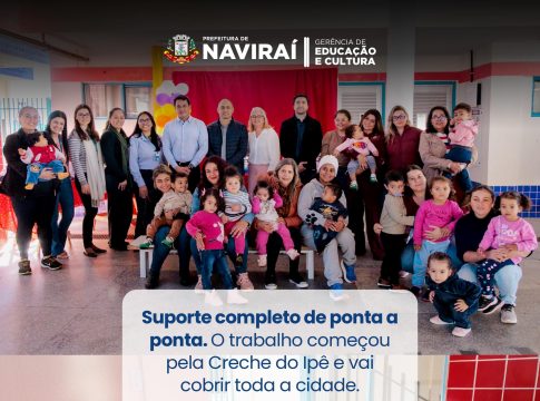 Prefeitura de Naviraí iniciou a entrega dos novos kits de higiene, cuidados pessoais e materiais de expediente nos CIEIs