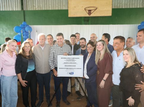 Governador Eduardo Riedel cumpre agenda em Mundo Novo e lança projeto do Aeródromo