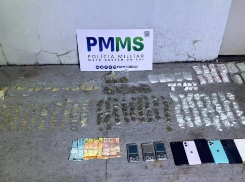Quatro menores são apreendidos em casa usada para o armazenamento de drogas em Ribas do Rio Pardo