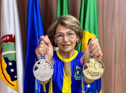 Vereadora iguatemiense conquista medalhas nos Jogos da Melhor Idade