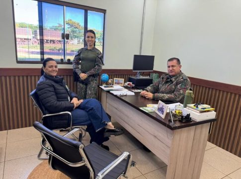 Secretaria Municipal de Agricultura e Meio Ambiente fortalece parceria com a Polícia Militar Ambiental