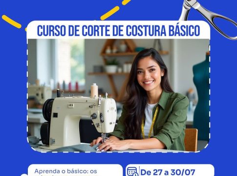 Curso de Corte e Costura Básico abre inscrições em Mundo Novo