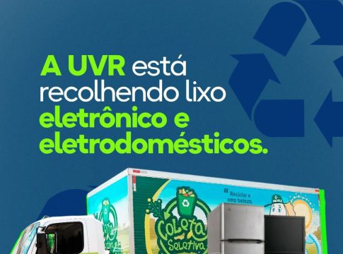 Rua não é depósito de lixo eletrônico. Faça o descarte correto na UVR
