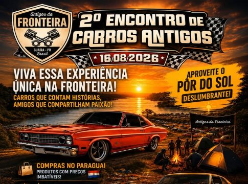 Guaíra prepara recepção para o 2º Encontro de Carros Antigos no Centro Náutico Marinas
