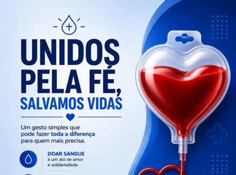 Lidio Lopes e Unidos Pela Fé realizam campanha de doação de sangue no Hemosul nesta sexta em Campo Grande