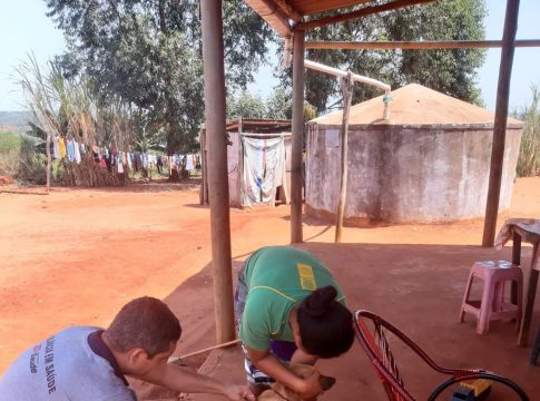 Vigilância Sanitária de Iguatemi deu início à vacinação antirrábica, na área rural do município