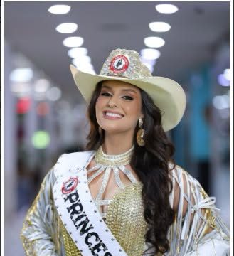 Iguatemiense Samyra Gonçalves é coroada princesa da maior festa do peão da América Latina em Barretos