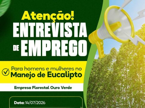 Casa do Trabalhador realiza entrevista de emprego para manejo de eucalipto nesta terça-feira