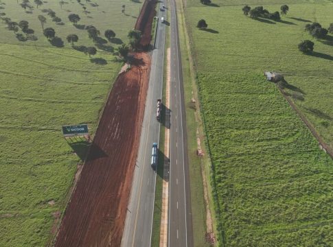 Às vésperas de “tarifaço” sobre pedágio, Motiva conclui primeiro trecho de duplicação na BR-163