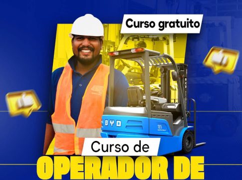 Prepare-se para o mercado com o curso gratuito de Operador de Empilhadeira