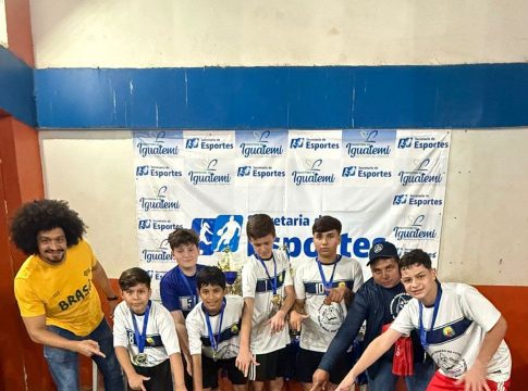 Ginásio de Esportes recebe público para as finais do Campeonato Municipal de Futsal de Iguatemi