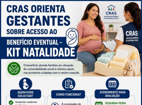 CRAS orienta gestantes sobre acesso ao Benefício Eventual – Kit Natalidade