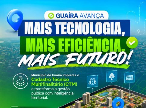 Guaíra avança na modernização da gestão pública com implantação do Cadastro Técnico Multifinalitário