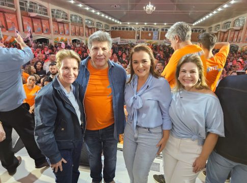 Riedel, Reinaldo e Tereza prestigiam Convenção do Avante