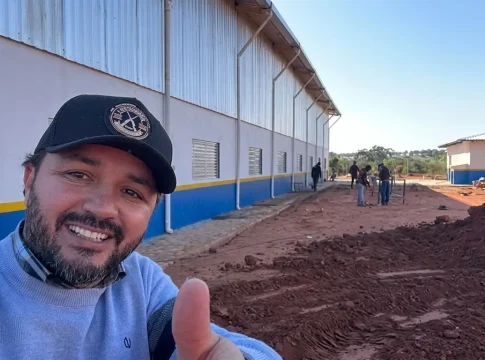 Prefeito Rogério Torquetti destaca andamento das obras da nova UVR e da ETR de Tacuru