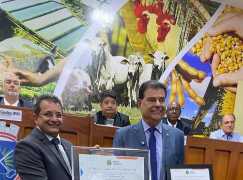 Senador Nelsinho Trad recebe Título de Cidadão Itaporanense