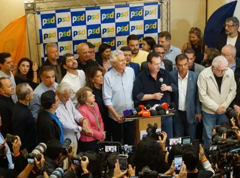 Lideranças nacionais destacam atuação de Nelsinho Trad em evento do PSD em São Paulo