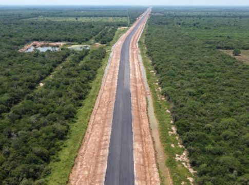 Acesso da BR-267 à ponte da Rota Bioceânica avança 8% em quase 1 ano