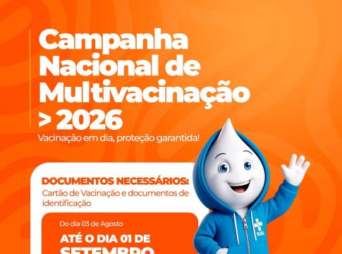 Município de Guaíra reforça importância da atualização da carteira de vacinação durante o mês de agosto