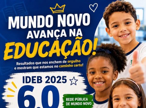 Mundo Novo avança na educação e comemora resultados do IDEB 2025