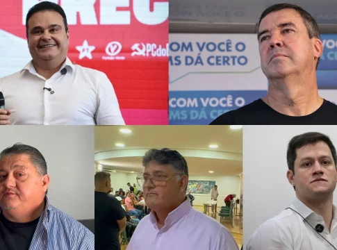 Mato Grosso do Sul tem cinco candidatos ao Governo do Estado em 2026
