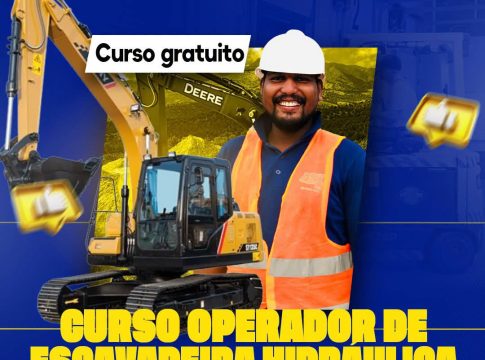 Curso gratuito de Operador de Escavadeira Hidráulica é oferecido em Mundo Novo