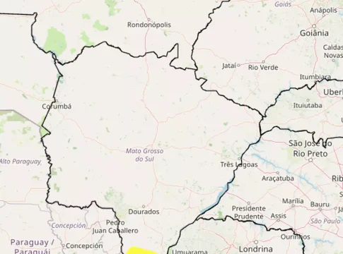 Nove cidades de MS entram em alerta para tempestades com risco de granizo