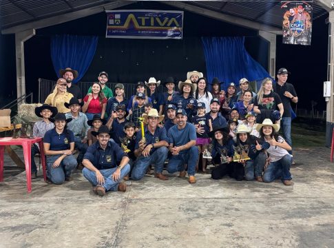 Prova dos 3 tambores fez parte da programação da 1ª Cavalgada CPLFT 2026 na Fazenda Tuneiras