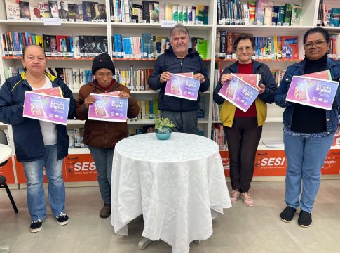 PROJETO 60+ DESENVOLVIDO PELO SESI, REALIZA ENTREGA DE CERTIFICADOS PARA OS PARTICIPANTES DO CURSO DE INCLUSÃO DIGITAL.