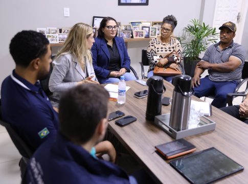 Prefeitura de Eldorado participa de reunião com a MS Pantanal e a Sanesul para tratar de demandas da ETE
