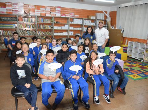 Alunos da Escola Municipal Salvador Nogueira participam de palestra e atividades do projeto “Agro que alimenta, gente que cuida”