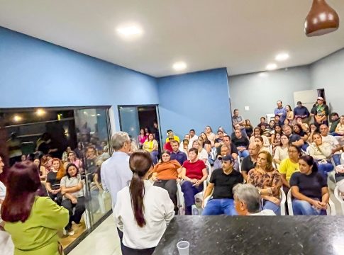 Lideranças de Amambai recebem deputado Paulo Corrêa