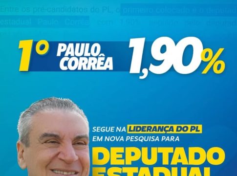 Paulo Corrêa lidera corrida eleitoral no PL