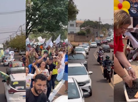 Adesivaços e ‘début’ de comitês marcam início da campanha eleitoral em Mato Grosso do Sul