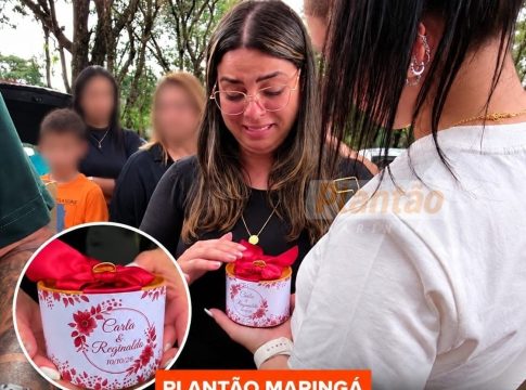 Noiva de motoboy morto em acidente no PR entrega no cemitério lembrancinhas do casamento que aconteceria dia 10/10