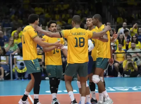 Brasil vence Venezuela e está no mundial de vôlei masculino