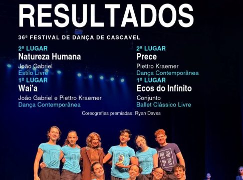 Guaíra conquista quatro premiações no 36º Festival de Dança de Cascavel