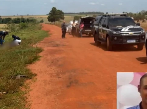 Corpo é encontrado queimado com marcas de facadas às margens de estrada em Itaquiraí