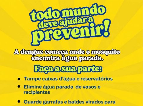 Combate à dengue depende da participação de todos