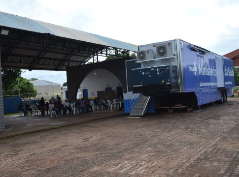 Carreta da Saúde já atendeu aproximadamente 700 pacientes dos 14 municípios do Cone Sul em 10 dias