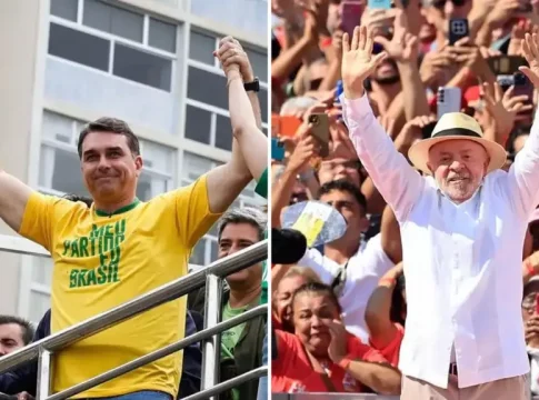 Em MS, Flávio Bolsonaro tem 51% dos votos válidos e Lula alcança 33,1%